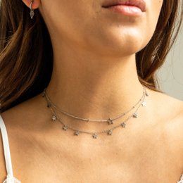 Necklace a lot of stars