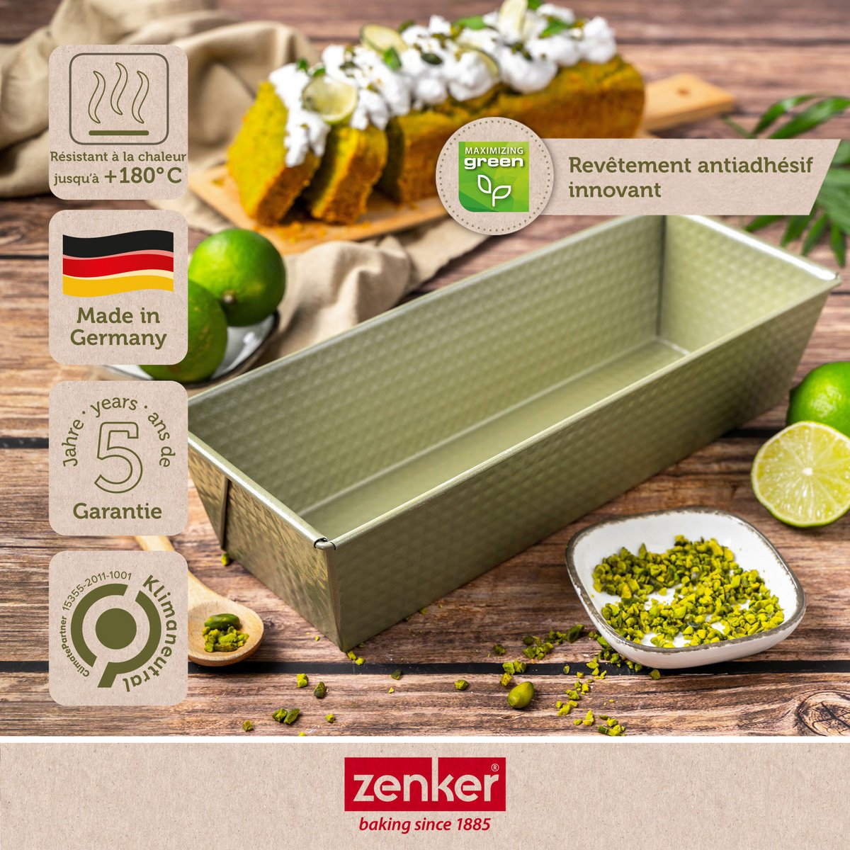 Forma do ciasta 30 cm Zenker Green Vision