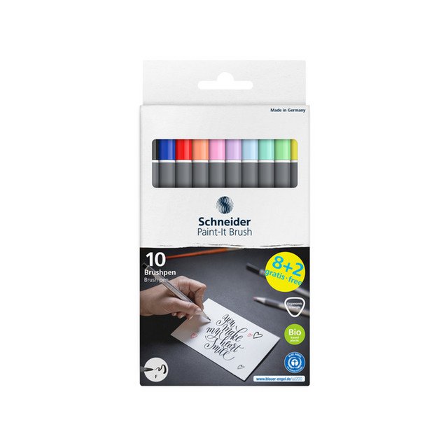 Penseelpen Schneider Paint-It 070 8+2 is. kartonnen doos