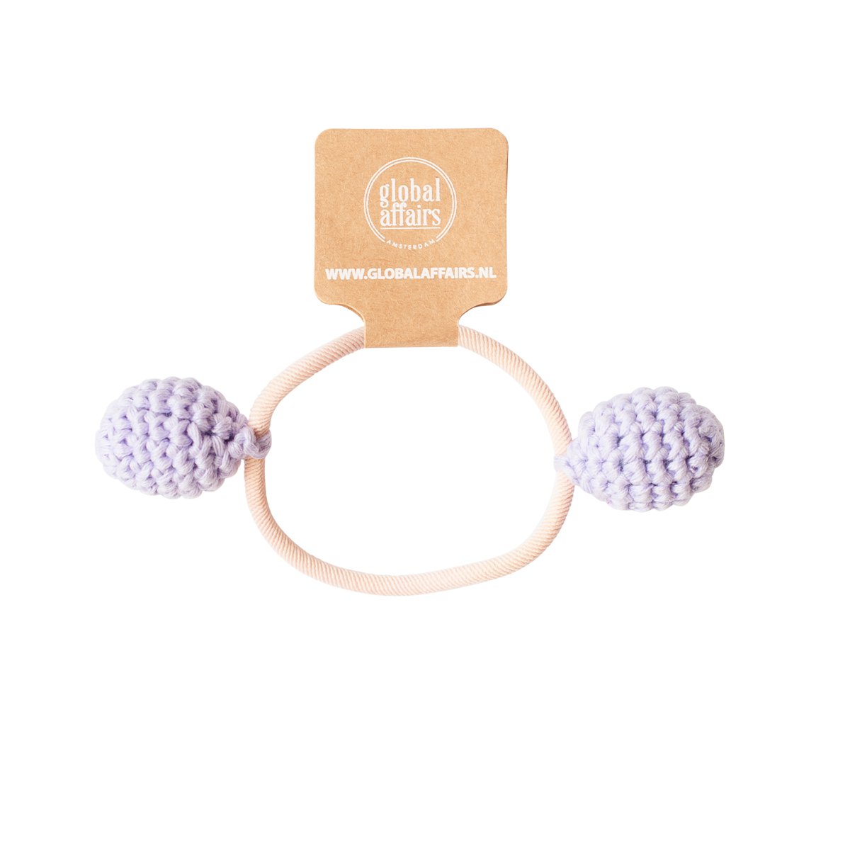 Élastiques Cheveux Boule Crochet Assortis 4 couleurs