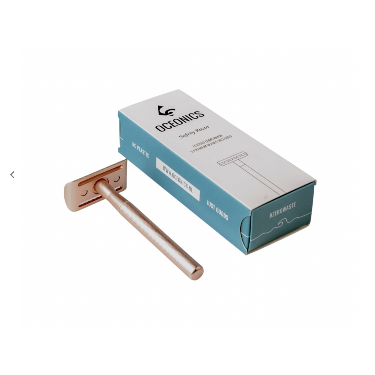 Safety Razor Rose Gold Round | zero waste | Plastic free shaving