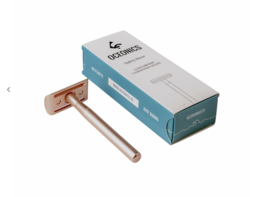 Safety Razor Rosé Goud Round | zero waste | Plastic vrij scheren
