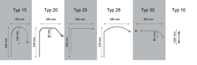 Minimus picture light duoled made of brass handmade, iron type 150 mm