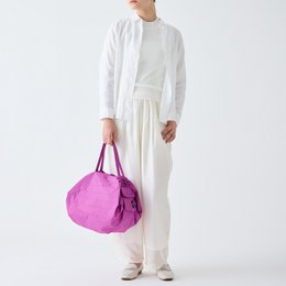 Sac shopping pliable compact Shupatto taille M - Pétale de Pivoine