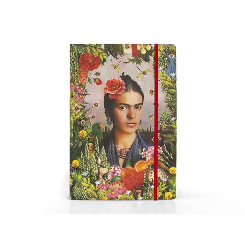 Softcover Buch A5, inspiriert von Frida Kahlo