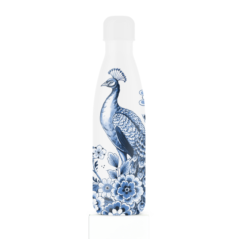 IZY Flaske - Påfugl - 500ml