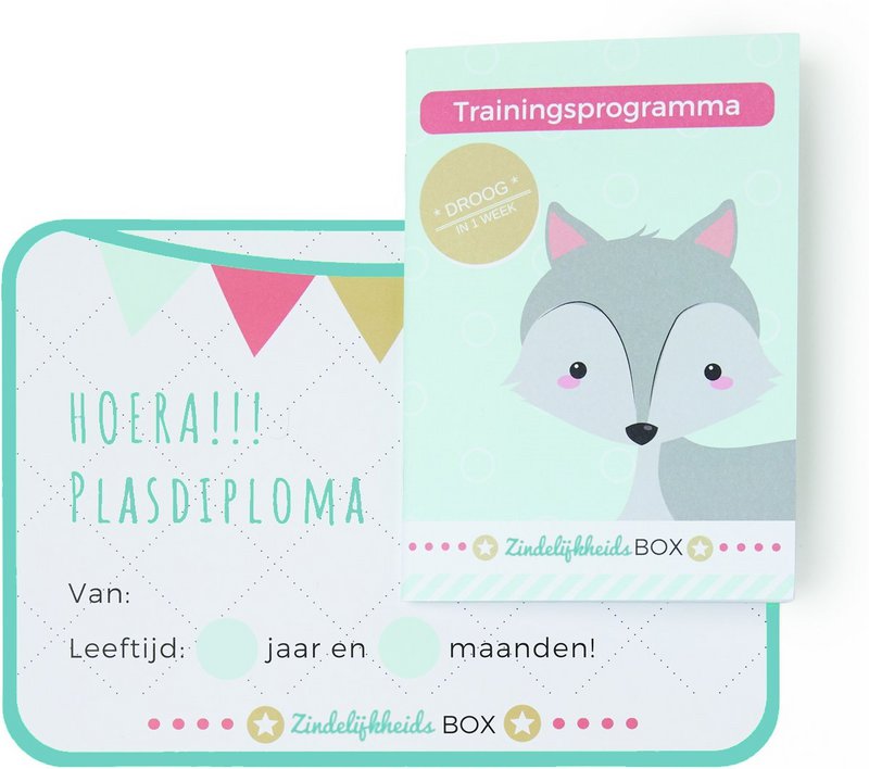 Zindelijkheidsbox - Meisje editie - Zindelijkheidstraining kind - Peuter - Leren op het potje / naar de wc