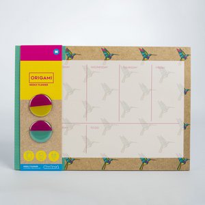 Mustard - Desktop Weekplanner 52 Paginas Origami - Multicolor