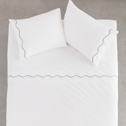 Sophia Pillowcase made from 100% long staple cotton percale, set of 2