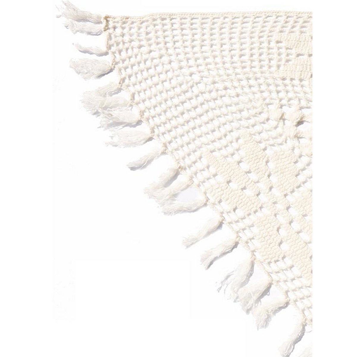 Cashmere scarf Quito hand crocheted triangle