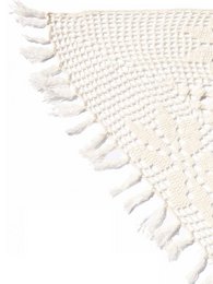 Cashmere scarf Quito hand crocheted triangle