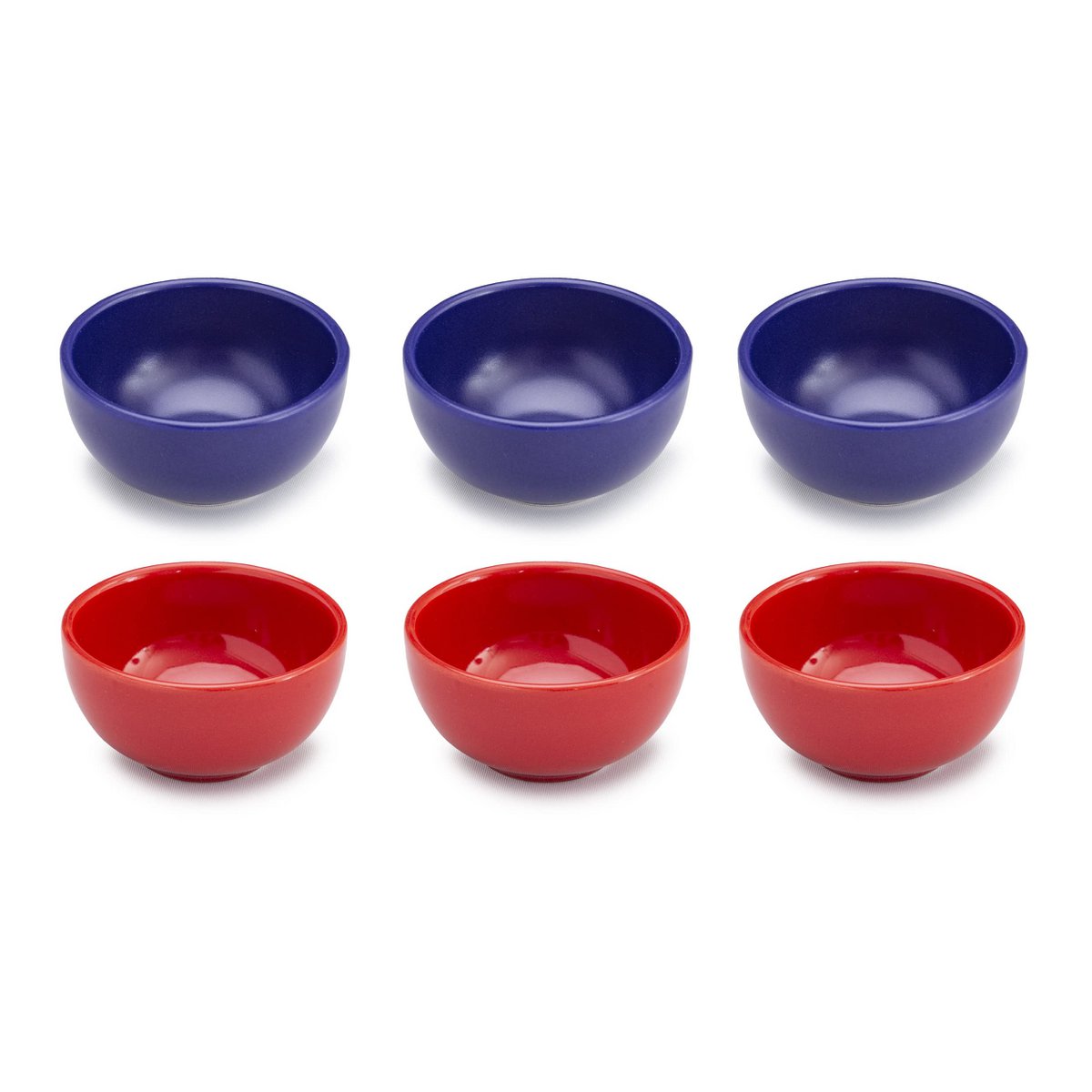 Zestaw 6 małych dekoracyjnych misek porcelanowych, styl Matrix 8cm