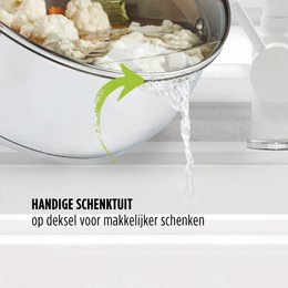 Pour & Cook Casserole with glass lid - 24x12 cm