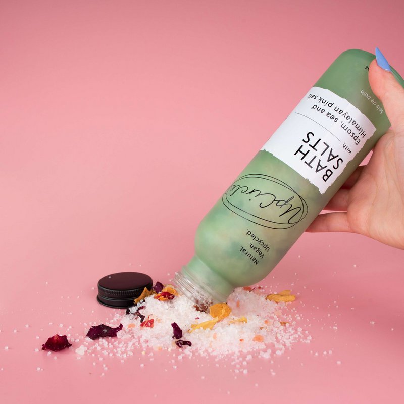 Bath Salts with Epsom, Sea and Himalayan Pink Salt
