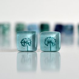 Cufflinks with pine tree design, a unique gift for men.