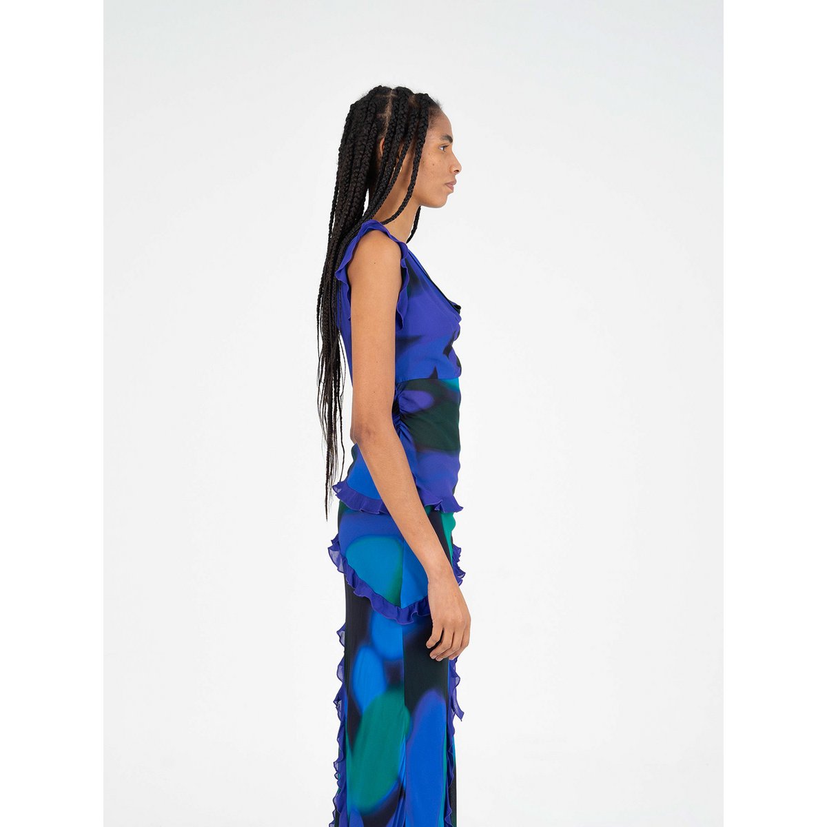 Marine fantasieblouse