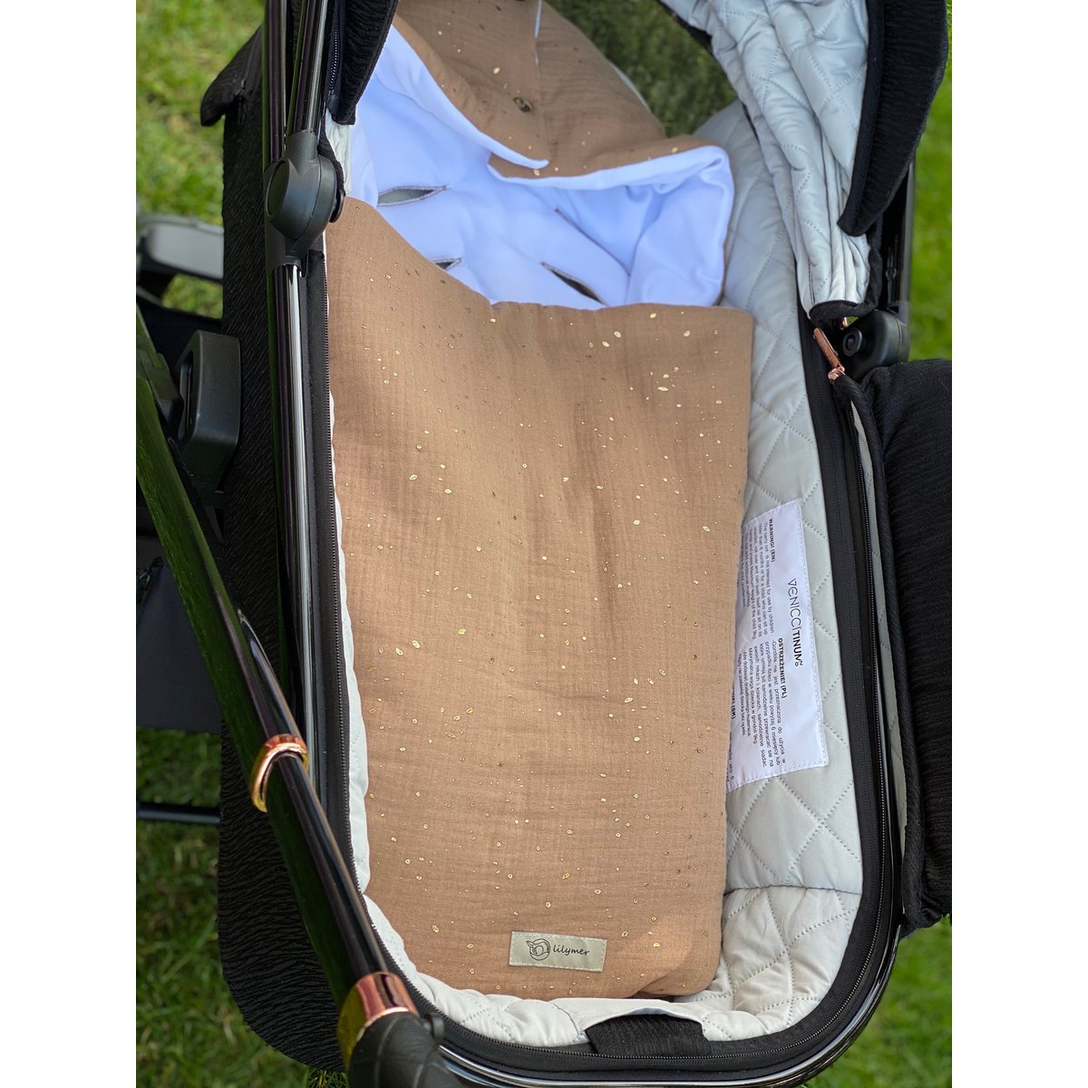 Baby-Fußsack aus Bio-Musselin: Kinderwagen- und Autositz-Schlafsack, Öko-Tex, zertifiziert aus 100 % Musselin, atmungsaktiver Autositzbezug