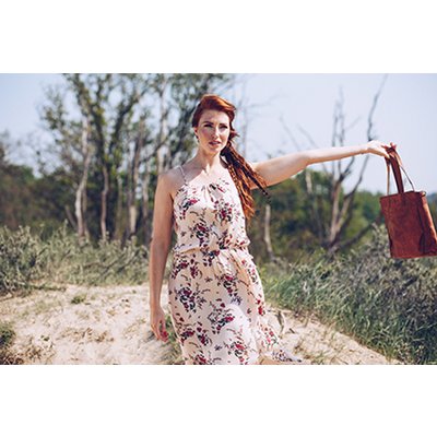 Ganesha Leather Shopper