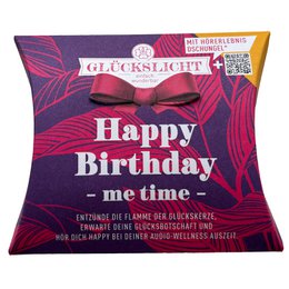 Gelukslichtje / In de geschenkdoos met uitgeknipt strikje 🎀 / me time / Happy Birthday / MET GELUID