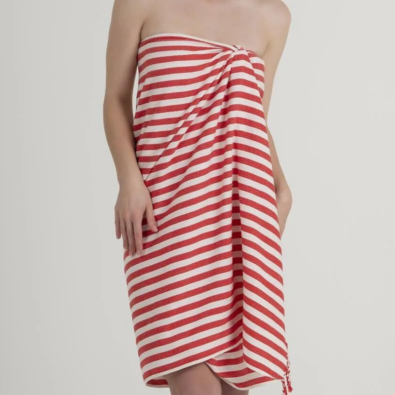 Cabana Stripe tyrkisk håndklæde