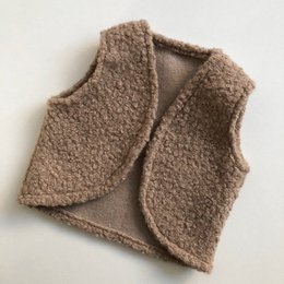 Gilet Teddy Boucle CACAO