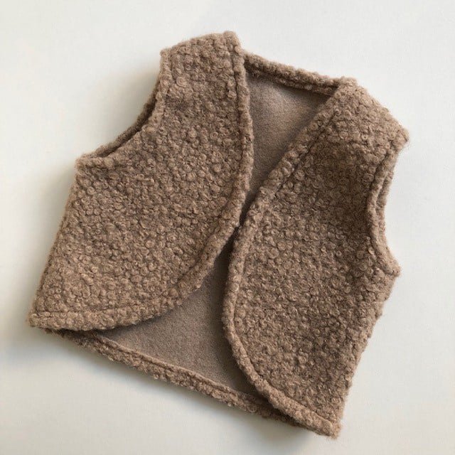 Gilet Teddy Boucle CACAO