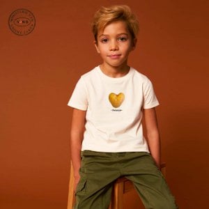 T-shirt kind – Natural Raw – Patatje