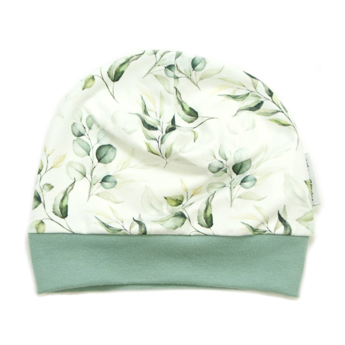 Gorrito bebé eucalipto menta