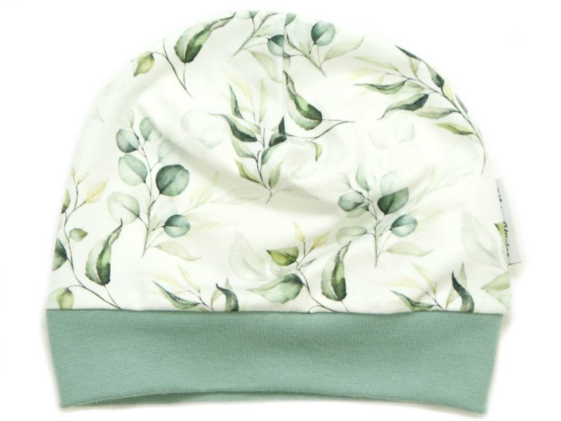 Gorrito bebé eucalipto menta