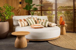 Dutch Decor CYRUS - Outdoor cushion 45x45 cm - Swamp - Green