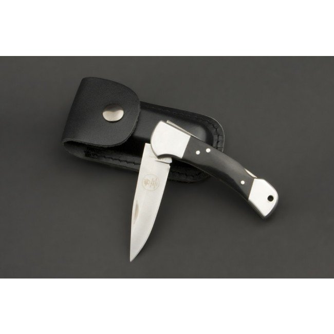 ED MAHONY Buffalo Folder I, scyzoryk, rękojeść z rogu bawolego, 440C