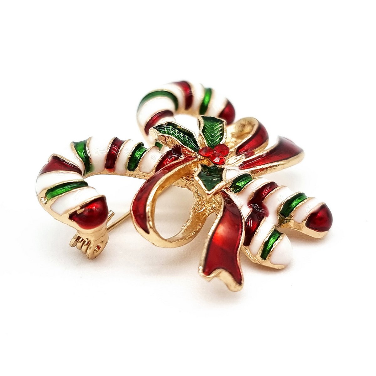 Brooch - Candy cane