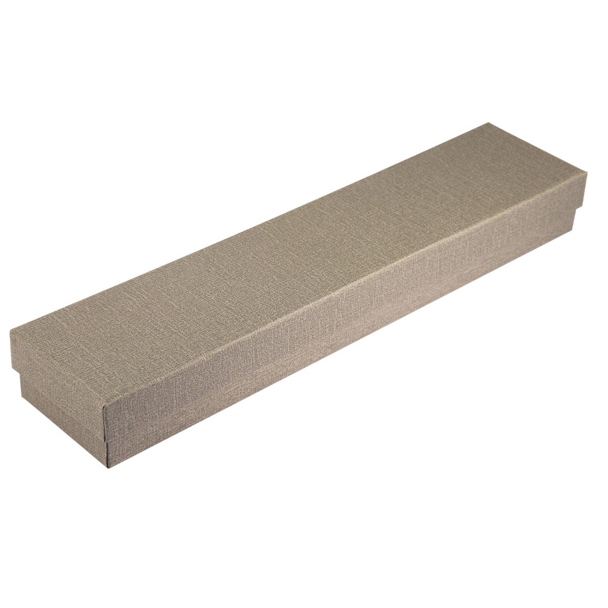 Uhrenbox, Pappe, taupe, VE 6, 30 cm x 6,5 cm x 3,5 cm