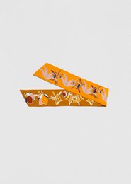 Foulard ruban Virginie Riou « Le petit citronnier »