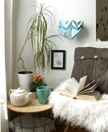 Lampa ścienna Paper Origami – wzór letni
