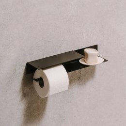 Portarrollos Bari – accesorios baño moderno con estante