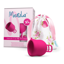 Merula Cup XL jordbær Menstruationsstasse