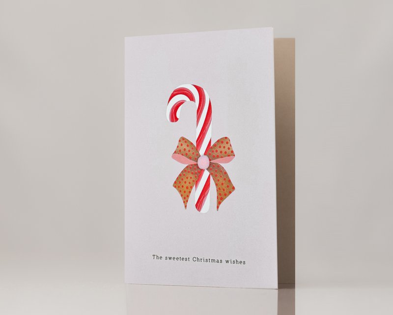 Navidad: bastón de caramelo