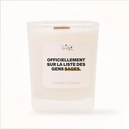 Scented candle: Officially on the list of wise people