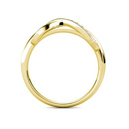 Anello Trist - Oro e cristallo