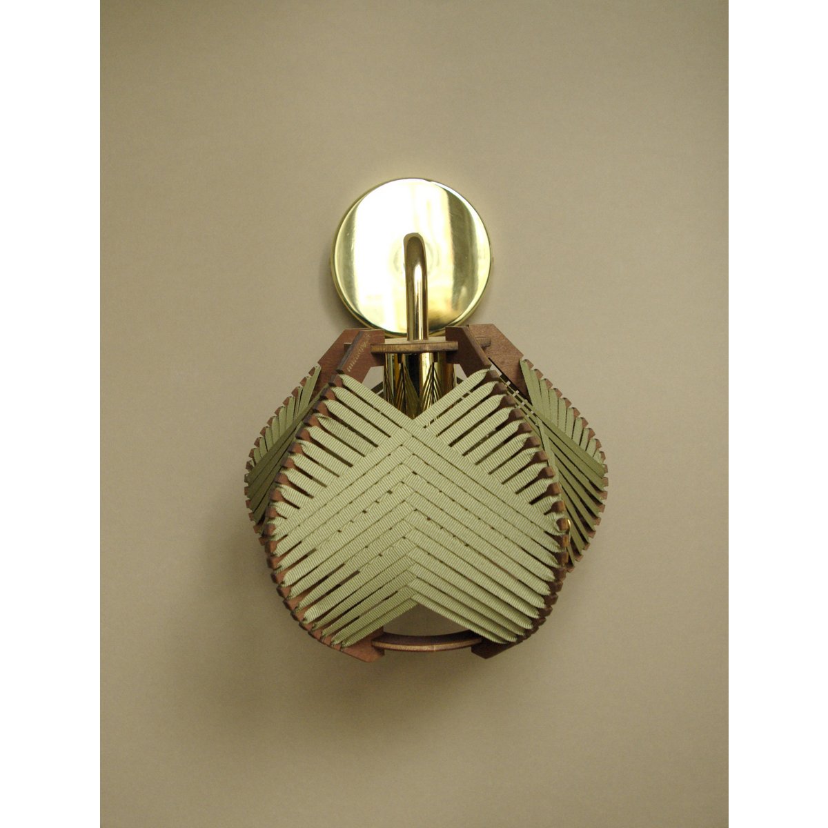 Khaki wall lamp