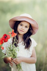 AVA Sommermütze für Mädchen – rosa