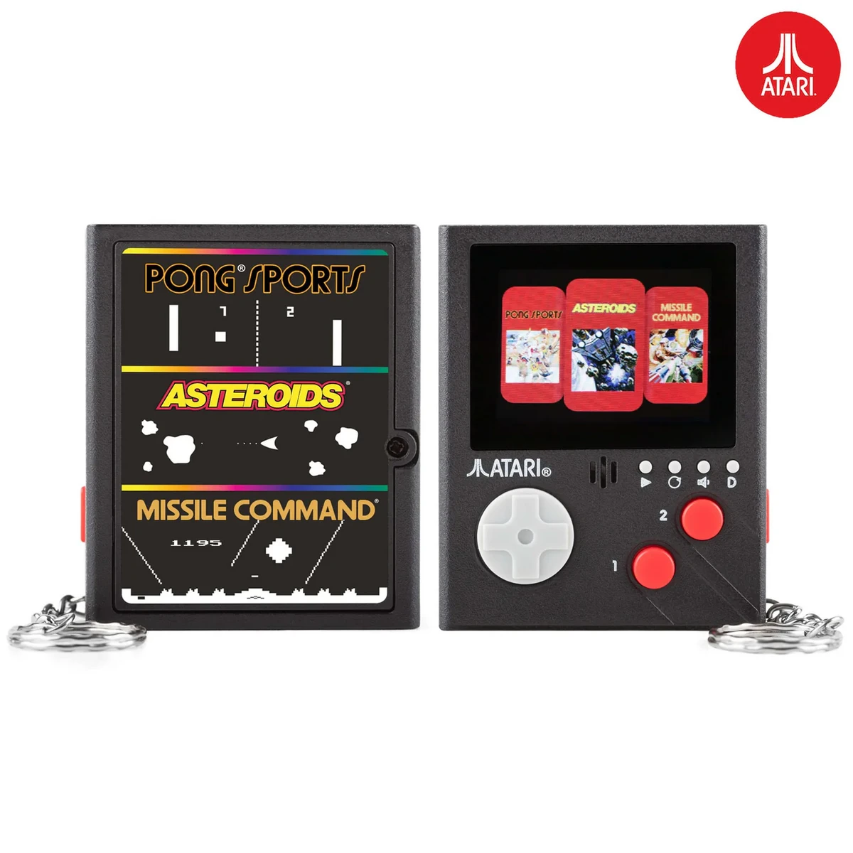 Atari - cartridge gaming handheld (keychain)