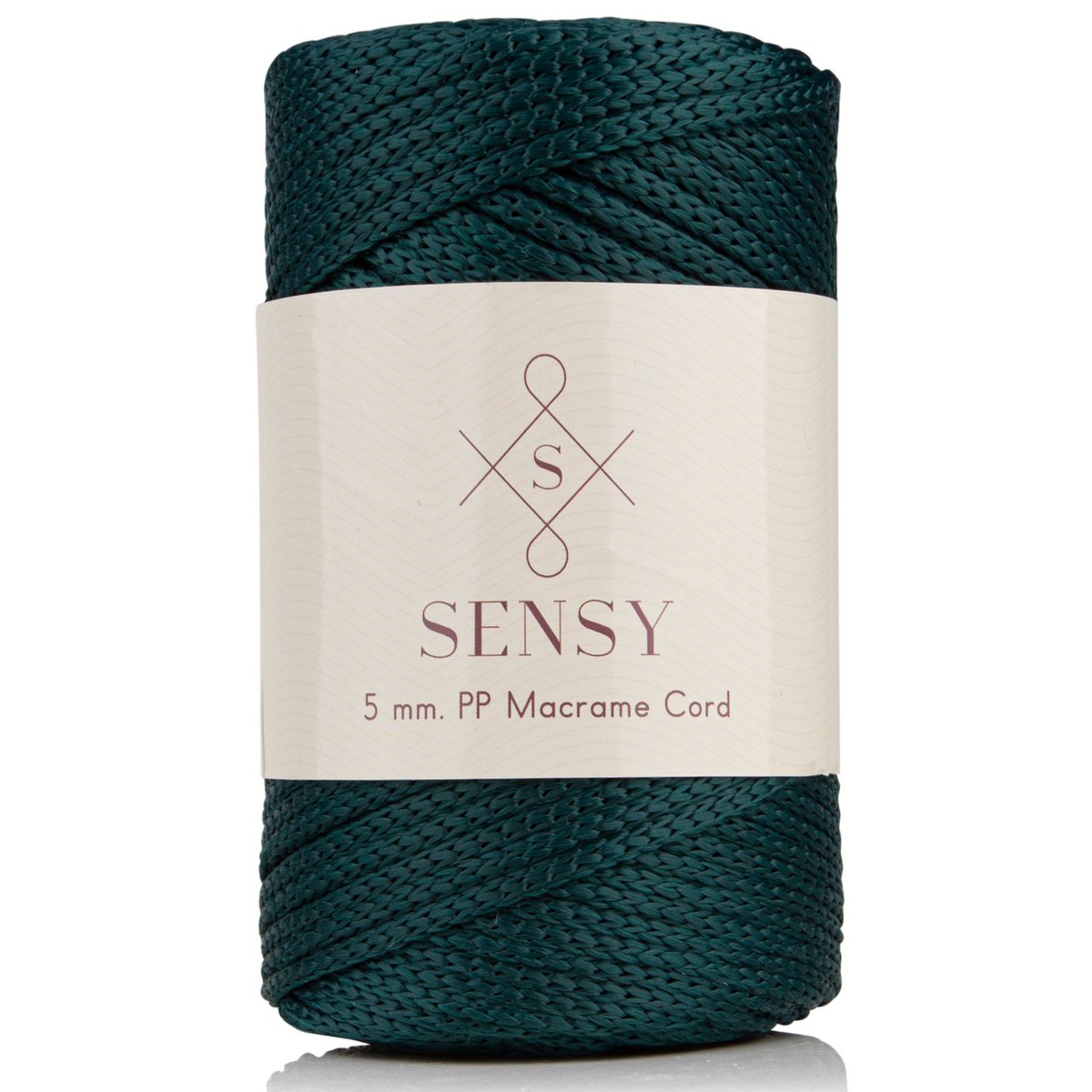 Cordoncino macramè Sensy Premium da 5 mm - 104 iarde, 100% poliestere