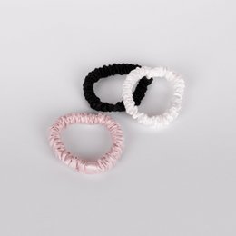 SCRUNCHIES - IVORY, PINK & BLACK