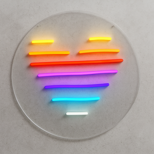 NEON-LED-HERZ-SCHILD