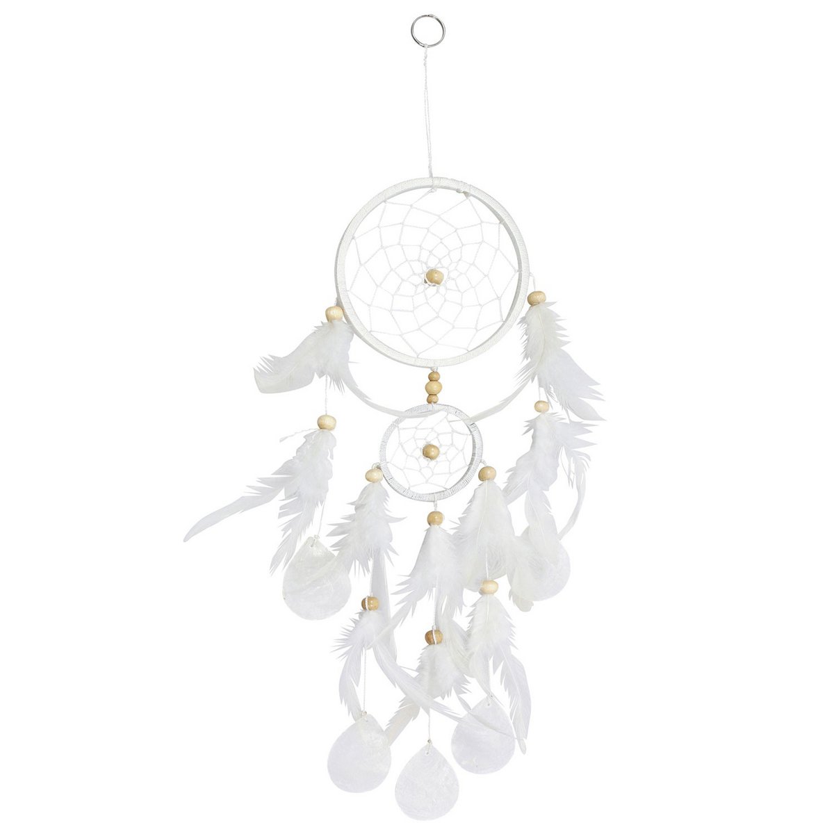 Window decoration dream catcher white 12cm