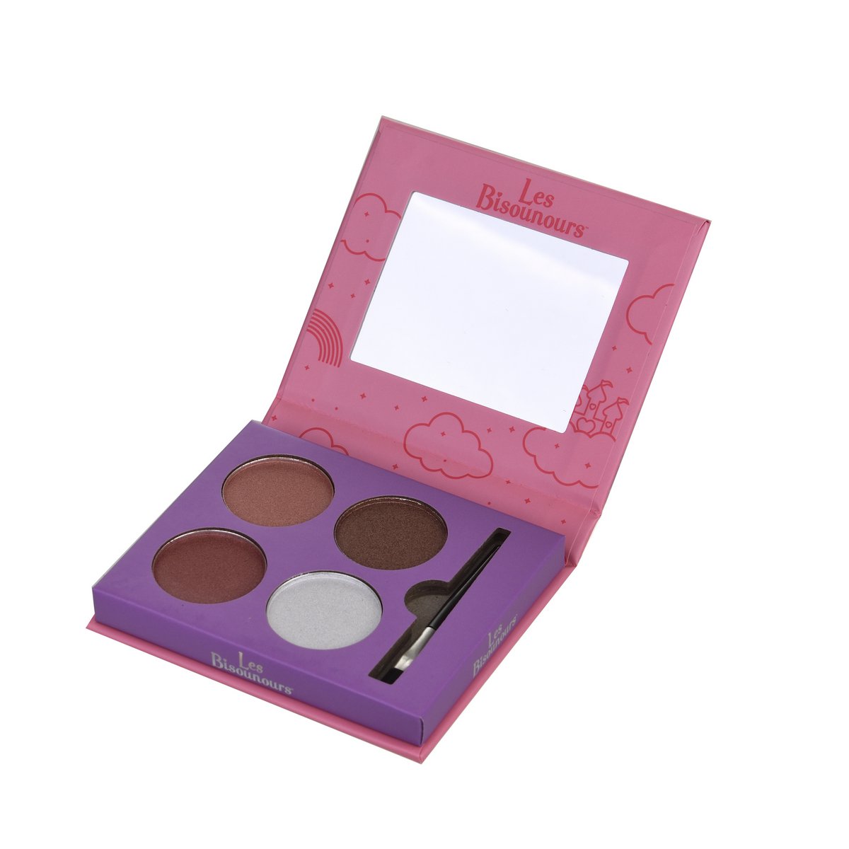 Care Bears Palette med 4 øjenskygger + børste og spejl