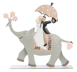 Brautpaar auf Elefant VE 2