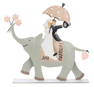 Brautpaar auf Elefant VE 2